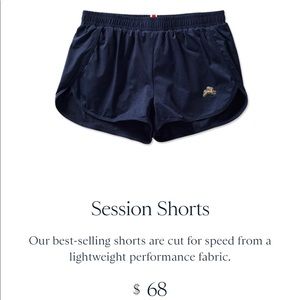 Tracksmith Session Running Shorts EUC